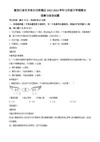 黑龙江省齐齐哈尔市铁锋区2023-2024学年七年级下学期期末道德与法治试题（解析版）