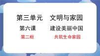 初中政治 (道德与法治)人教部编版九年级上册共筑生命家园备课课件ppt