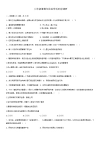 辽宁省沈阳市培英中学2024-2025学年八年级上学期10月月考道德与法治试卷