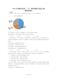 [政治]2024北京重点校初一下学期期中真题分类汇编：青春的邀约