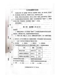 天津市红桥区2024-2025学年九年级上学期期中道德与法治试卷