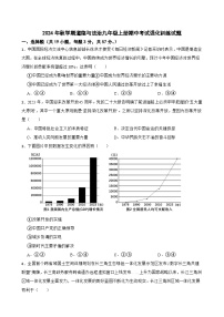 期中训练题 -2024-2025学年统编版道德与法治九年级上册