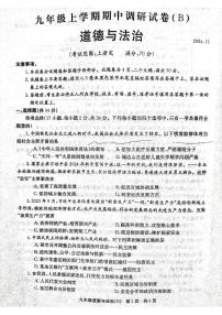 河南省林州市 2024-2025学年九年级上学期期中道德与法治试卷