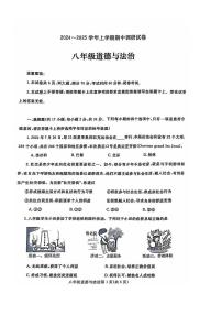 河南省平顶山市鲁山县2024-2025学年八年级上学期期中道德与法治试卷