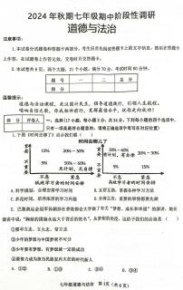 河南省南阳市淅川县2024-2025学年七年级上学期11月期中道德与法治试题