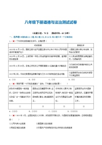 2025年中考道德与法治一轮复习考点练习八年级下册 （综合测试）（解析版）