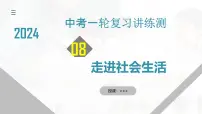 2025年中考道德与法治一轮复习考点讲练测课件专题08 走进社会生活（含答案）