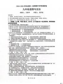 广东省深圳市宝安区七校联考2024-2025学年九年级上学期期中考试道德与法治试题