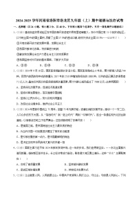 河南省洛阳市洛龙区2024-2025学年九年级上学期11月期中道德与法治试题