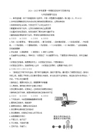 甘肃省陇南市武都区2024-2025学年七年级上学期11月期中道德与法治试题
