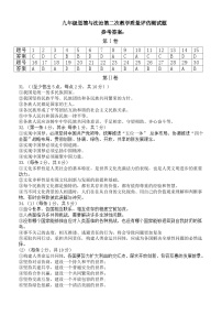 山东省聊城市高唐县第一实验中学 2024-2025学年九年级上学期第二次月考道德与法治试卷