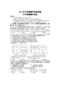 湖南省邵阳市武冈市2024-2025学年七年级上学期期中考试道德与法治试题