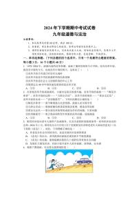 湖南省邵阳市武冈市2024～2025学年九年级(上)期中政治试卷(含答案)