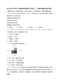 辽宁省沈阳市浑南区2024-2025学年七年级上学期期中考试道德与法治试题