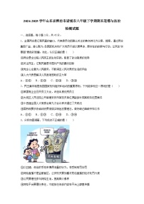 2024-2025学年山东省潍坊市诸城市八年级下学期期末道德与法治检测试题（含答案）