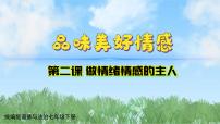 人教版（2024）七年级下册（2024）品味美好情感教学ppt课件