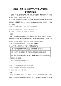 湖北省十堰市2024-2025学年八年级(上)期末道德与法治试卷（解析版）