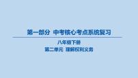 18-八年级下册-第二单元 理解权利义务课件-2025年中考道德与法治一轮复习