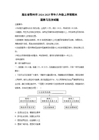 2024~2025学年湖北省鄂州市八年级上学期期末道德与法治试卷（解析版）