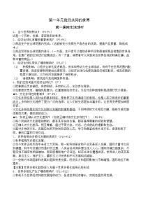 2025人教版九年级下册道德与法治知识点汇总-中考复习