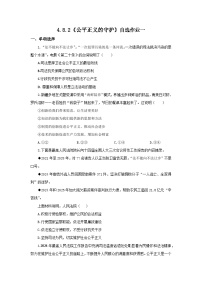 人教版（2024）八年级下册公平正义的守护精品一课一练