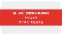 2025年中考道德与法治一轮复习课件：七年级上册-第二单元 友谊的天空