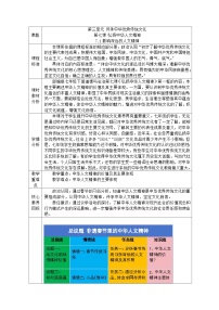 人教版（2024）七年级下册（2024）影响深远的人文精神教学设计
