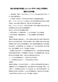 湖北省孝感市孝南区2024-2025学年八年级上学期期末道德与法治试卷（解析版）