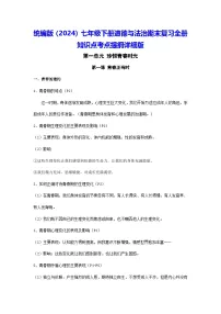 统编版（2024）七年级下册道德与法治期末复习全册知识点考点提纲详细版 学案