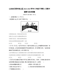 山东省日照市岚山区2024-2025学年八年级下学期4月期中道德与法治试卷