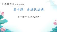 初中政治 (道德与法治)认识民法典授课课件ppt
