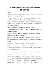广东省河源市紫金县2024-2025学年七年级下学期期中道德与法治试题