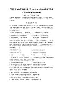 广西壮族自治区贵港市港北区2024-2025学年八年级下学期4月期中道德与法治试题