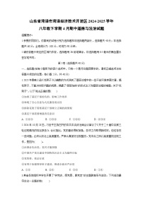 山东省菏泽市菏泽经济技术开发区2024-2025学年八年级下学期4月期中道德与法治试题