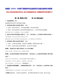 统编版（2024）七年级下册道德与法治期末复习全册主要知识点提纲 讲义