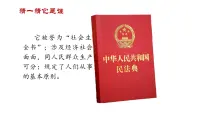 初中政治 (道德与法治)人教版（2024）七年级下册（2024）认识民法典说课课件ppt