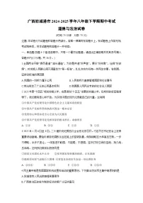 广西防城港市2024-2025学年八年级下学期期中考试道德与法治试卷