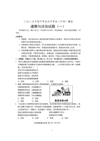 2025年山东省菏泽市单县中考一模道德与法治试题（中考模拟）