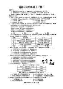 2025年安徽省合肥市蜀山区中考三模道德与法治试卷（中考模拟）