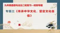 专题三+传承中华文化，坚定文化自信【时政解与押】备战2025年中考道德与法治二轮时政专题解读与押题（全国通用）课件