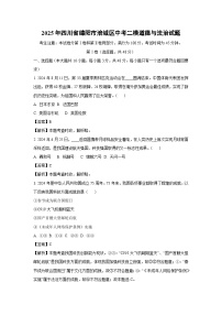 2025年四川省绵阳市涪城区中考二模道德与法治试卷（解析版）