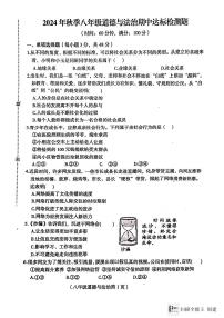 海南省临高县2024-2025学年八年级上学期11月期中道德与法治试题