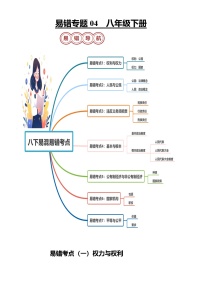 专题04 八年级下册易混易错考点梳理-备战2024年中考道德与法治考试易错题（全国通用）-A4