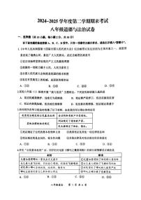 湖北省武汉市东湖高新区2024-2025学年八年级下学期期末考试 道德与法治试卷（PDF版）