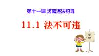 政治 (道德与法治)人教版（2024）第四单元 生活在法治社会第十一课 远离违法犯罪法不可违教学演示ppt课件