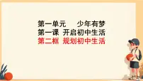 政治 (道德与法治)七年级上册（2024）规划初中生活图文ppt课件