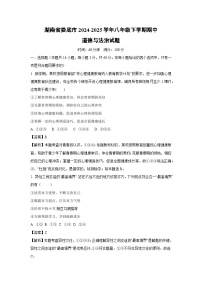 湖南省娄底市2024-2025学年八年级下学期期中道德与法治试题（解析版）