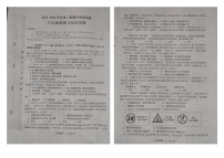 河南省漯河市临颍县2024-2025学年八年级上学期11月期中道德与法治试题