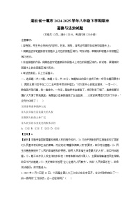 湖北省十堰市2024-2025学年八年级下学期期末试题道德与法治试卷（解析版）