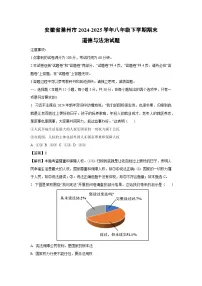 安徽省滁州市2024-2025学年八年级下学期期末试题道德与法治试卷（解析版）